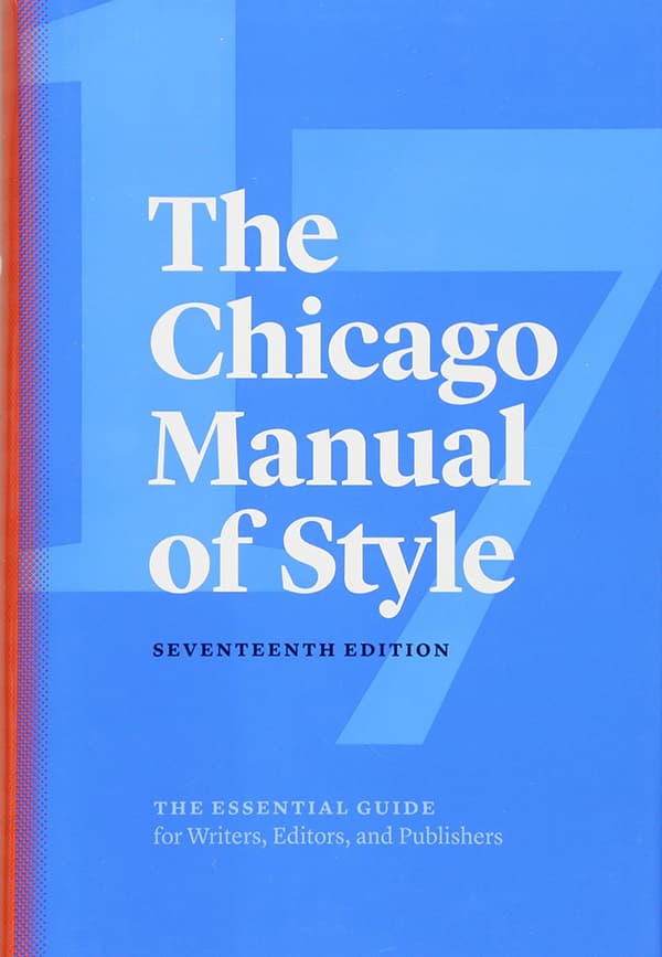 Chicago Manual of Style 17th Edition